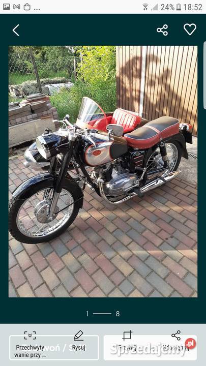 Sprzedam Panonie T5 250 z wózkiem bocznym DUNA podkarpackie Dynów