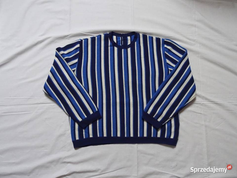 Super Sweter z wełna Pasy vintage 38 40 Nowy Sącz sprzedam