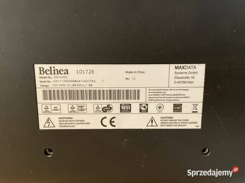 Monitor LCD Belinea BB10002 17 SXGA LCD Kielce
