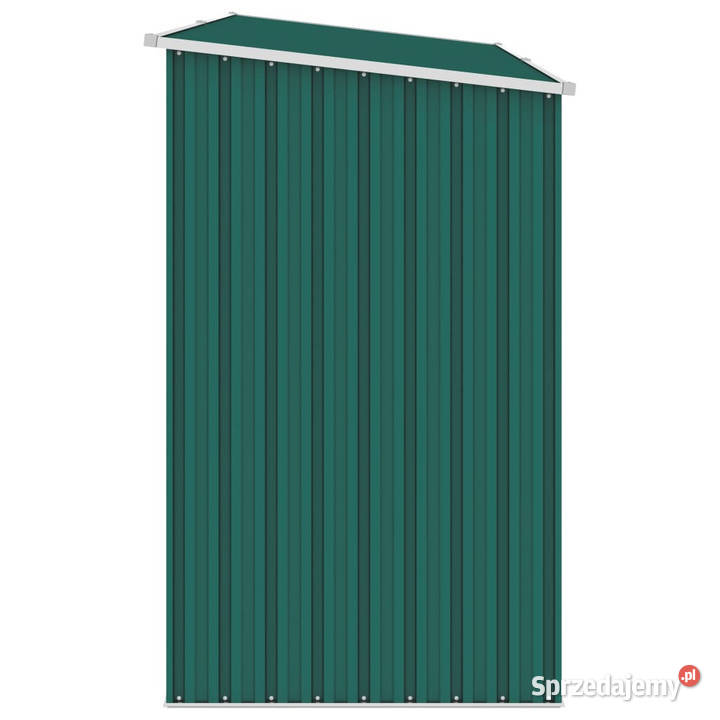 Szopa z wiatą na drewno zielona 245x98x159 stal Warszawa sprzedam