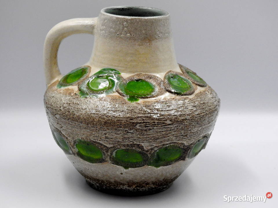 Kolekcjonerski wazon niemiecki lava sygnowany kujawsko-pomorskie Inowrocław sprzedam