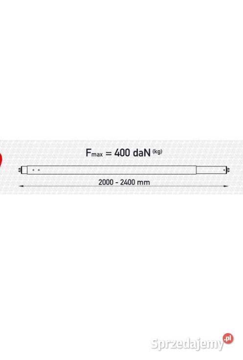 Belka okrągła 20002400 mm bez osłony gumowej