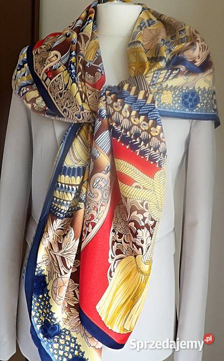 Hermes chusta jedwabna 130130 Kolonia Piaski sprzedam
