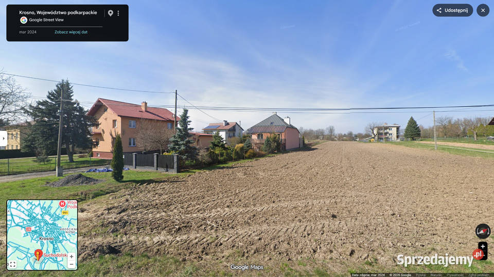 4 SZEROKIE działki budowlane KrosnoSuchodół Krosno