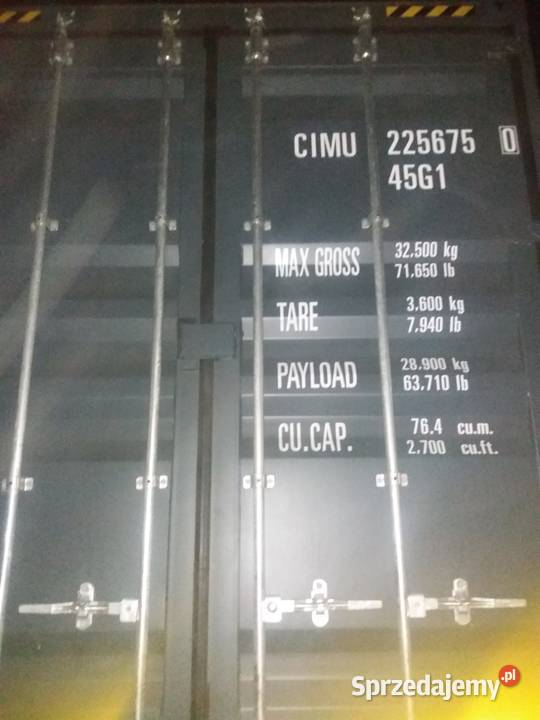 Kontener Morski Magazynowy 12 metrowy 40HC Nowy