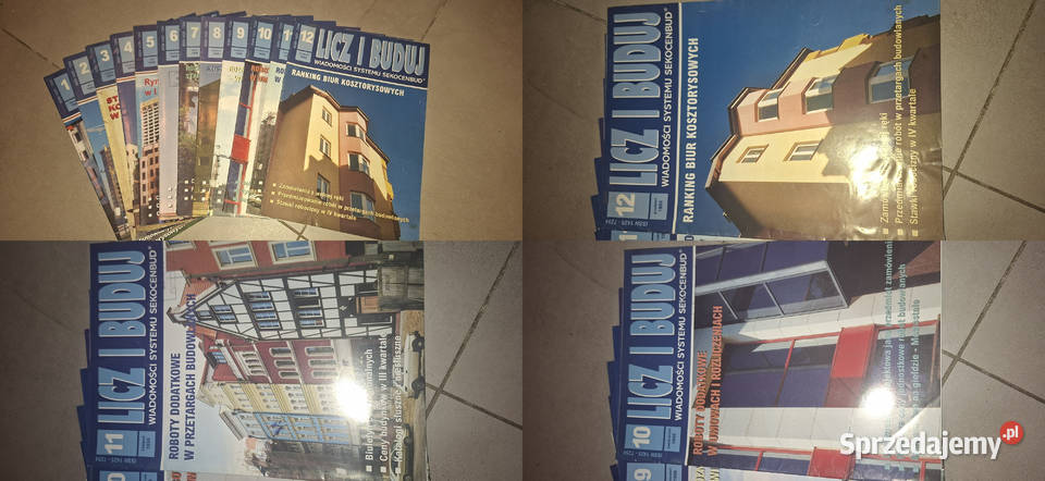 Komplet LICZ I BUDUJ pełny rocznik 1998 polska Łęczyca