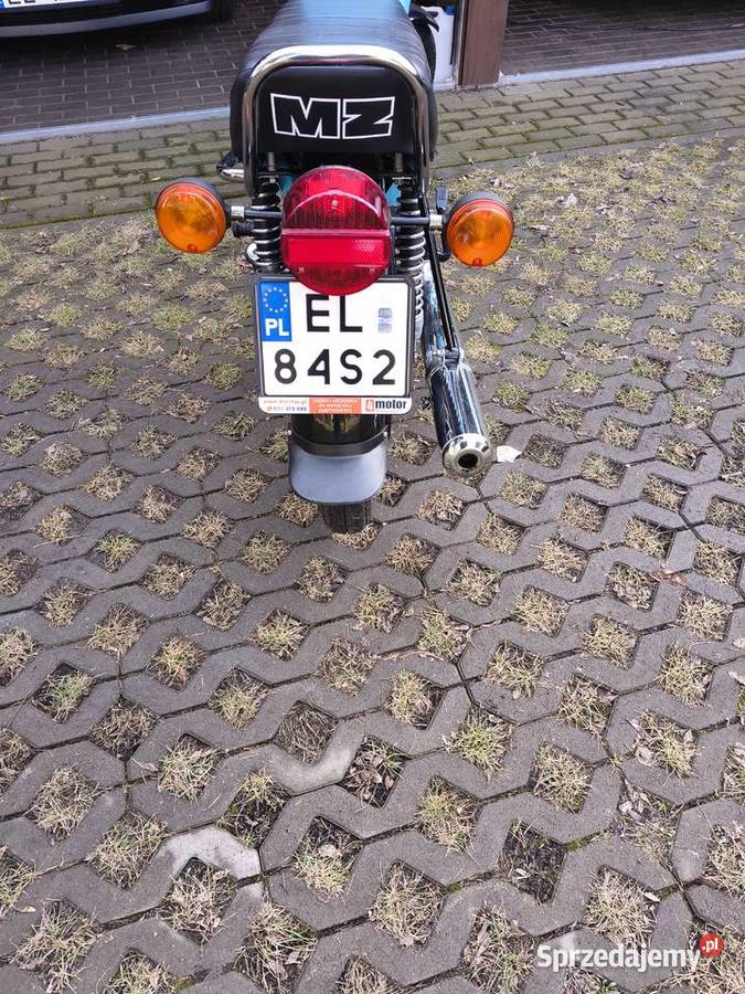MZ ETZ 150 zarejestrowana Łódź