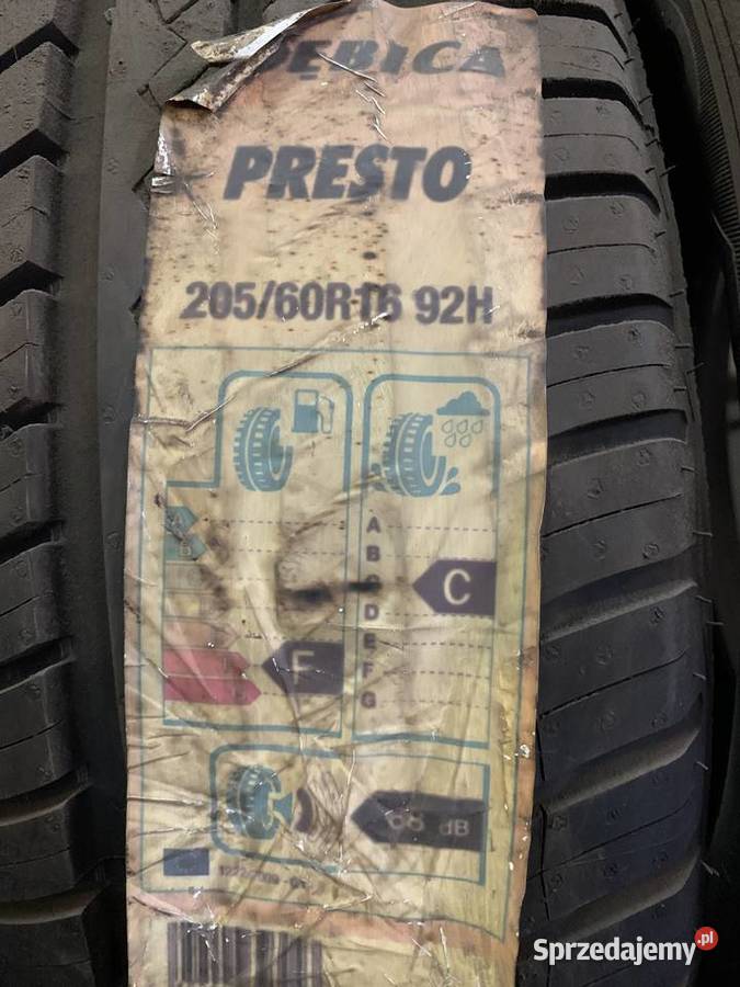5x Opony Letnie Dębica Presto 2056016 92H 2012r Włocławek