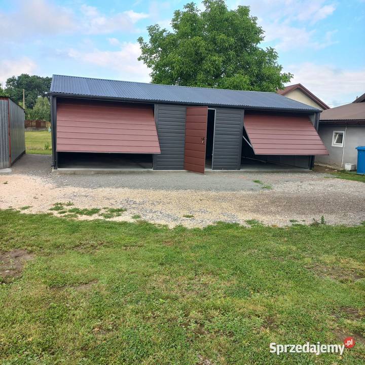 9x6 Garaż blaszany Antracyt mat obrócony spadek łódzkie Łask