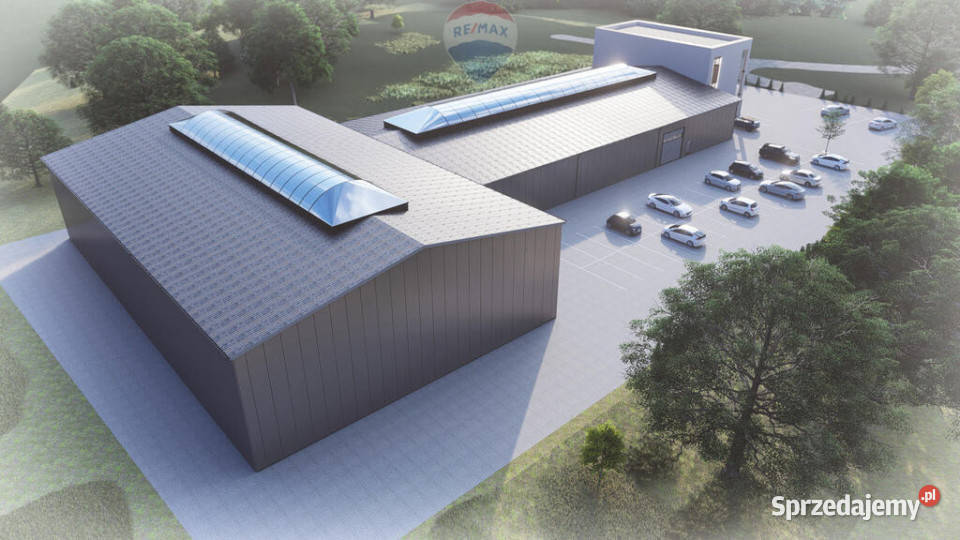 Działka pozwolenie na 2 hale i biurowiec małopolskie
