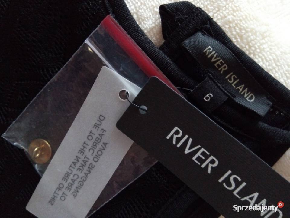 XXS32 RIVER ISLANDCzarnadługa sukienka Rozmiar 32(XXS) Kraków sprzedam