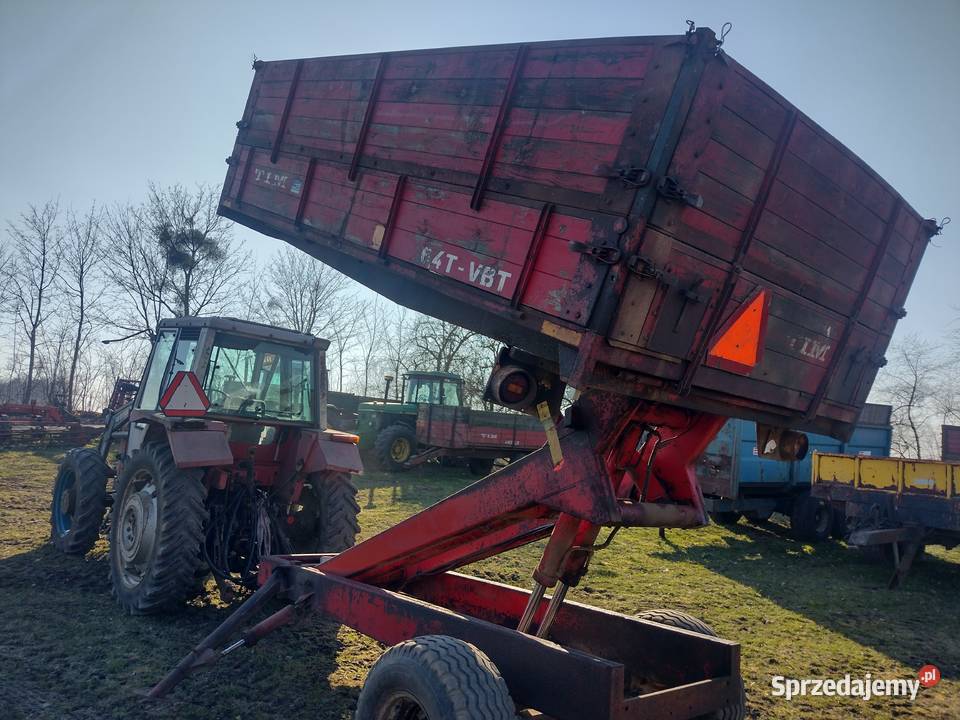 Przyczepa rolnicza parabola wysokość podnoszenia nieuszkodzony Sośno