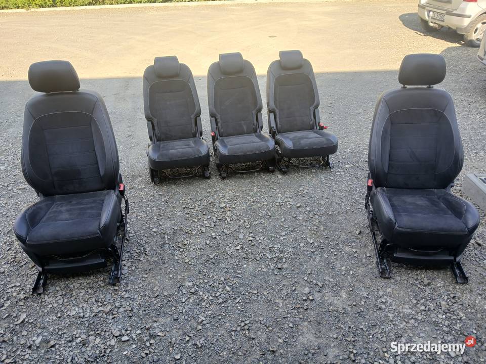 Fotele Siedzenia komplet skóra alcantara Ford S Radłów