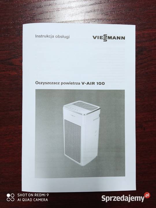 Oczyszczacz powietrza Viessmann VAir 100 Pozostałe Kraków
