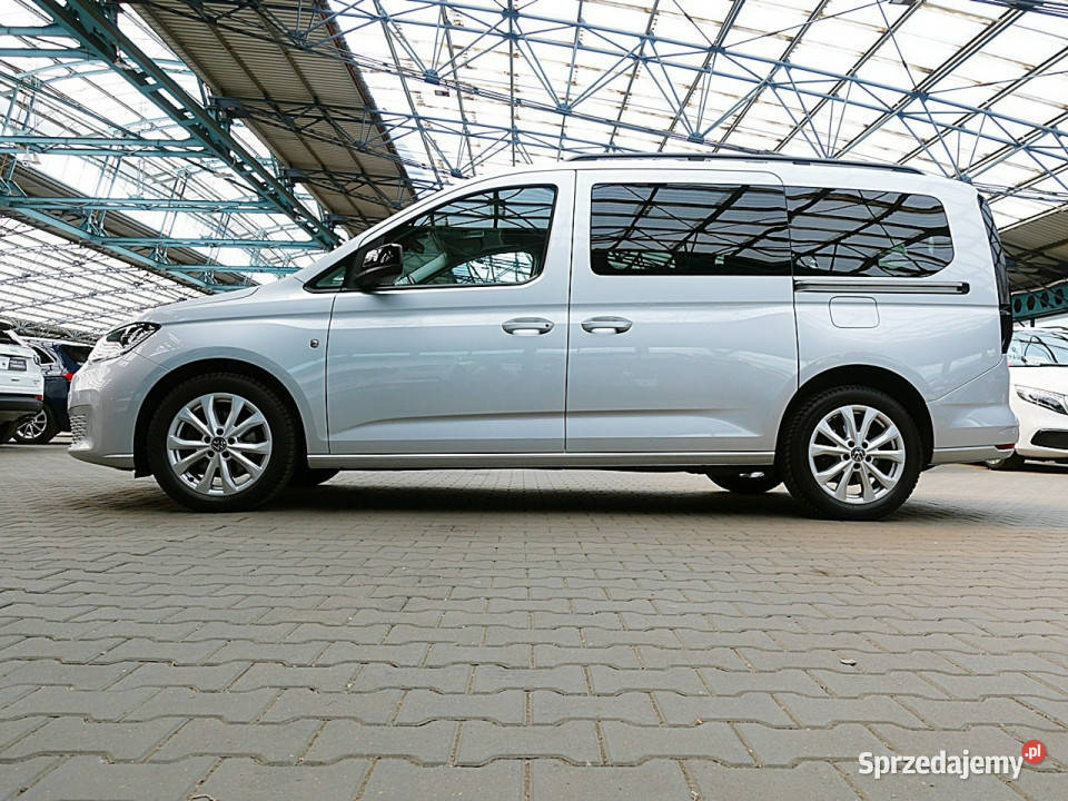 Volkswagen Caddy 7Osób LONG AUTOMAT LEDNavi srebrny Mysłowice