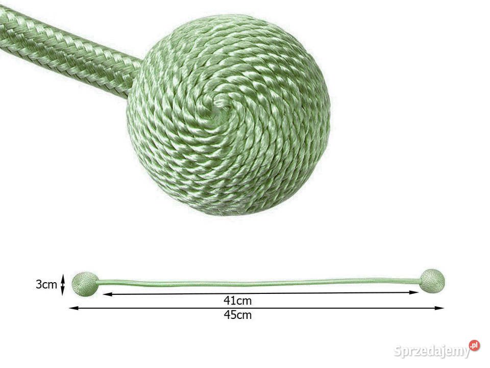 Magnetyczne upięcie do zasłon i firan zielone Gdynia