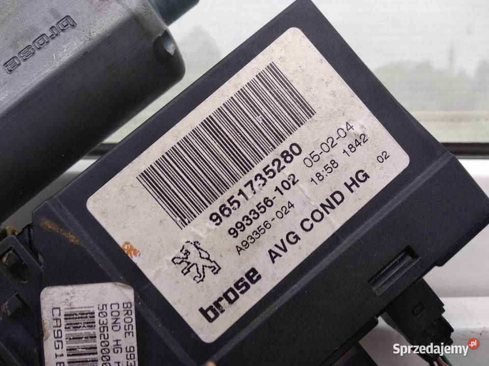 Peugeot 307 CC 0308 silniczek podnoszenia szyby łódzkie Sieradz sprzedam