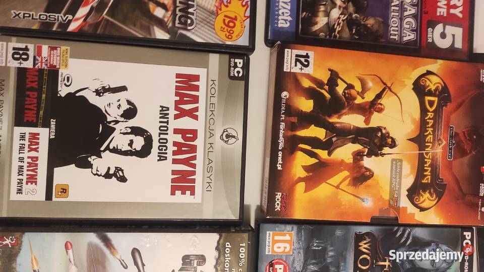 Gry pc dvd mazowieckie Warszawa