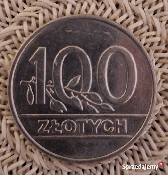Moneta 100 z 1990 r Warszawa sprzedam