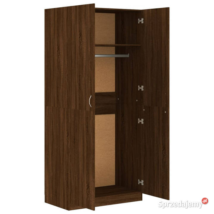 Szafa brązowy dąb 90x52x200 materiał Warszawa