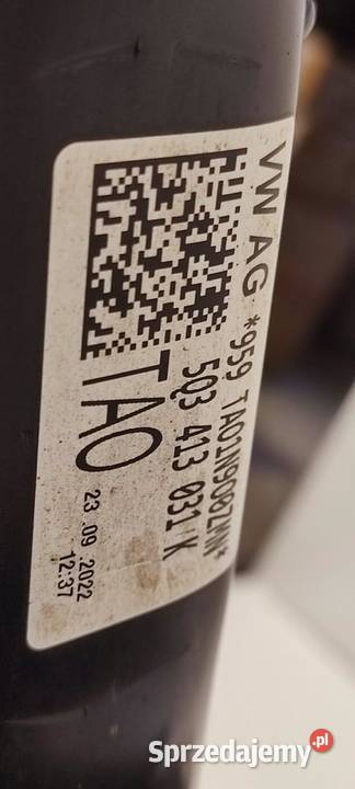 SKODA KAROQ ZWROTNICA LEWY PRZÓD 15TSI