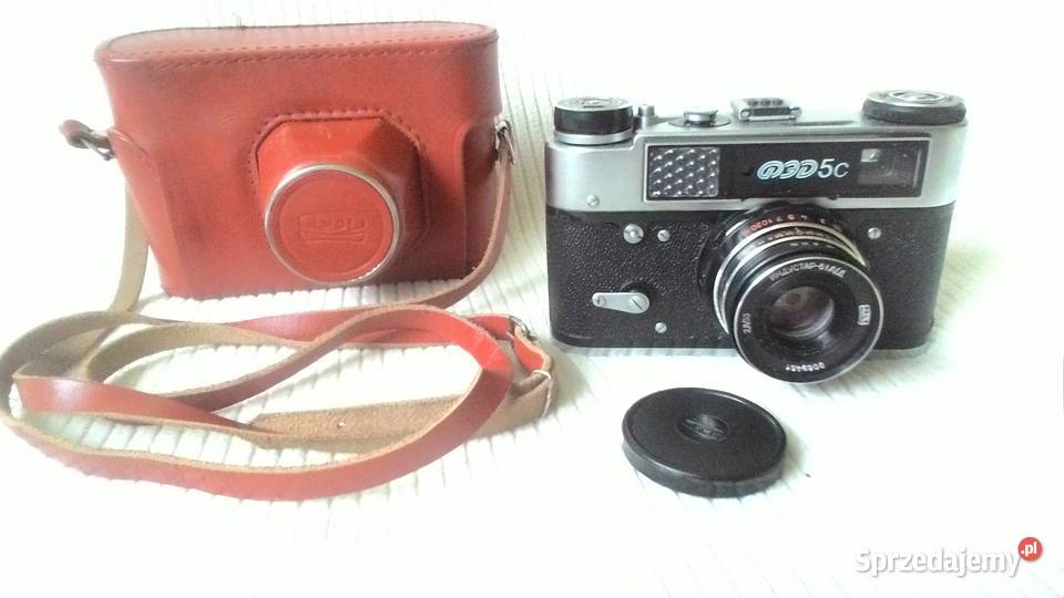 Aparat Fotograficzny FED 5C skórzanym futerał Płońsk