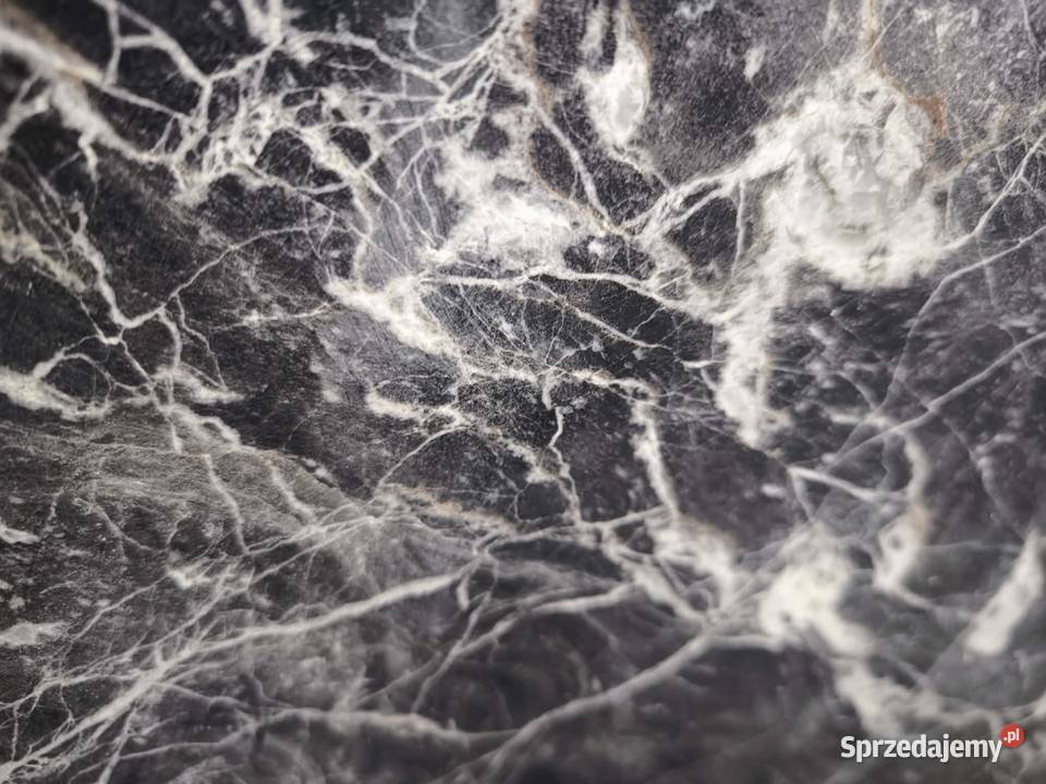 Płytki Marmur Tempesta Nera szlifowany 61x406x12