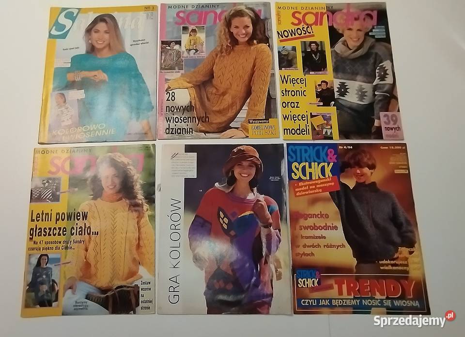 Burda Verenarobótki na drutach robótki ręczne mazowieckie