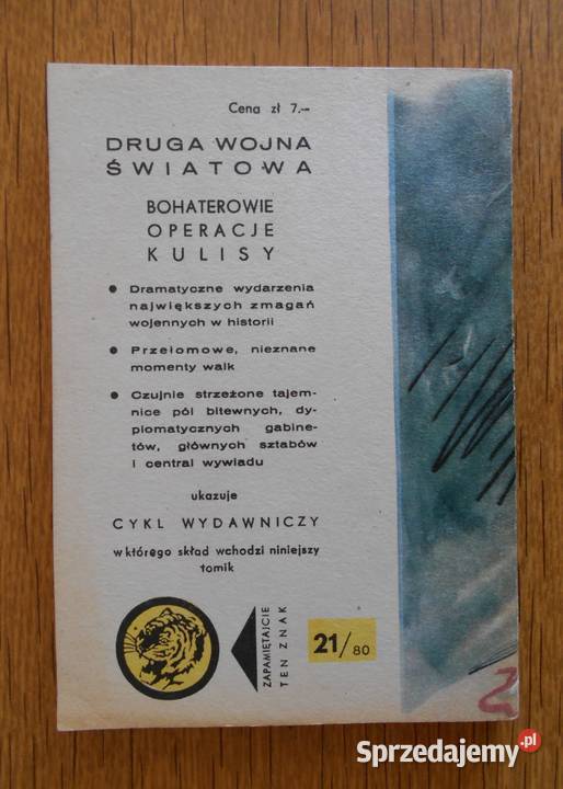 Żółty Tygrys Krach Żelaznego Trójkąta 2180 Parczew sprzedam