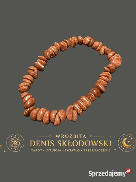 Bransoletka z kamieni Piasek Pustyni na gumce Chorzów sprzedam