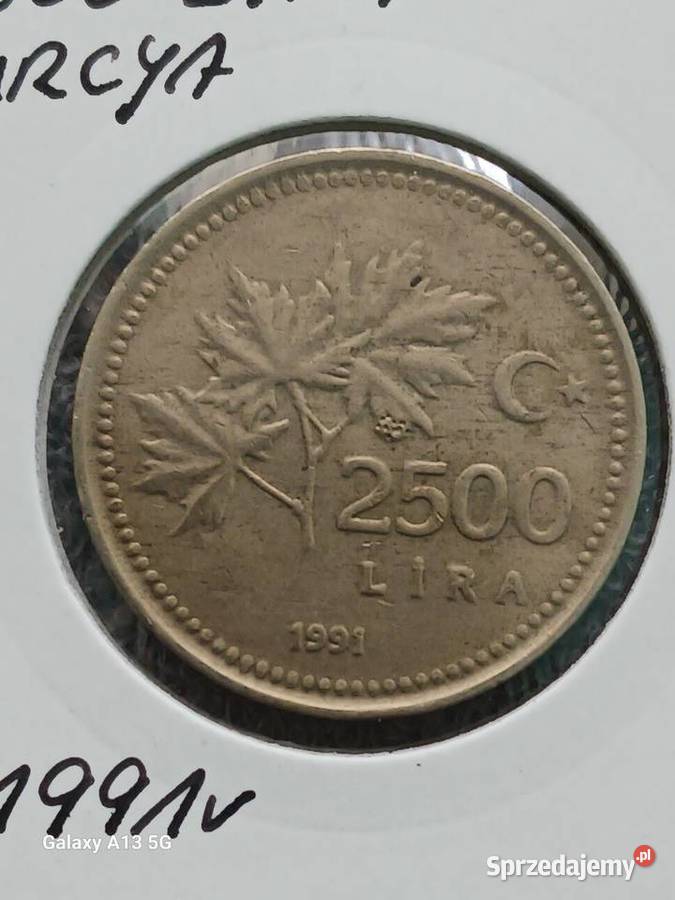 2500 Lira 1991 r