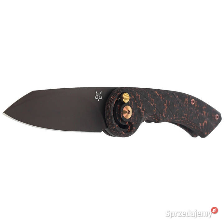 Nóż składany FOX Radius Carbon FiberCopper Black