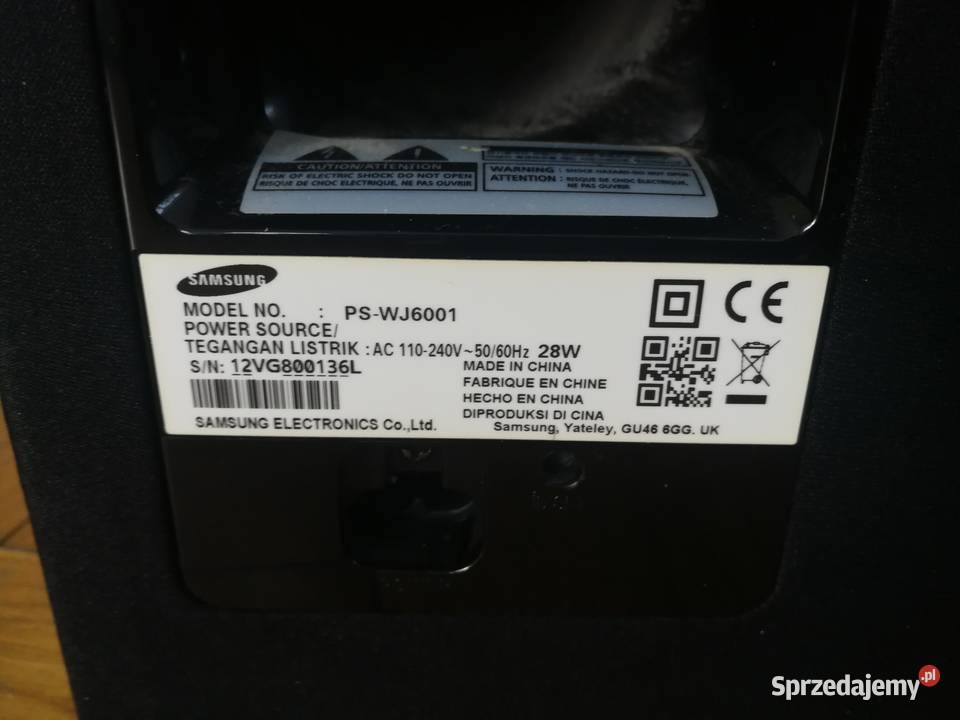 Soundbar SAMSUNG HWJ6001 curved zakrzywiony małopolskie Niepołomice