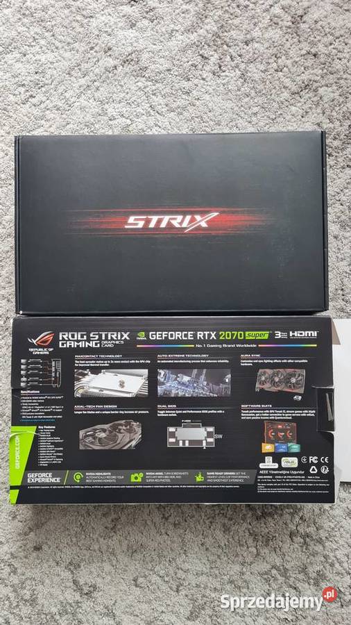 Asus rog strix rtx 2070 super 8GB Koluszki