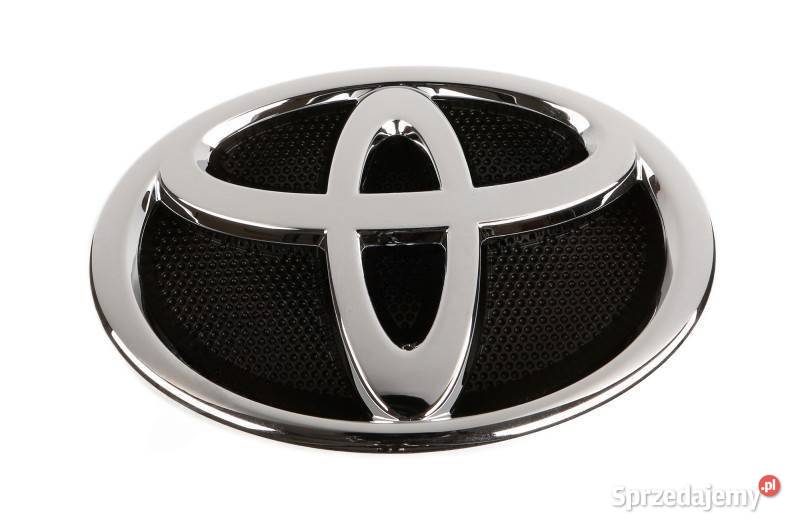 TOYOTA Verso Chromowany emblemat logo przod Emblematy Motoryzacja dolnośląskie Kąty Wrocławskie