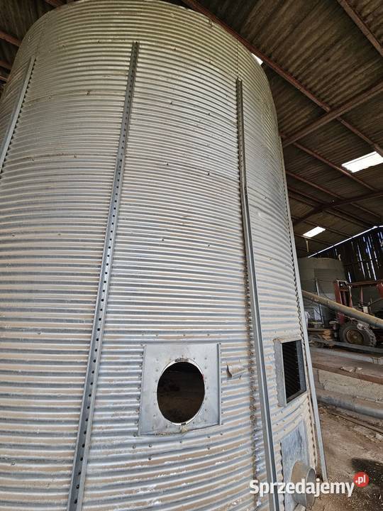 Silos zbożowy 150180 ton w Ocynku Gruba Blacha Turów