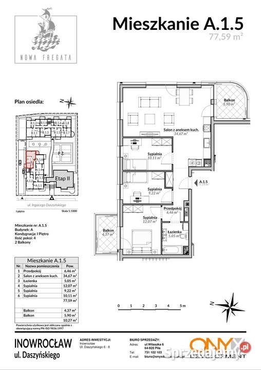 Apartament NOWA FREGATA Solankach Nieruchomości Inowrocław