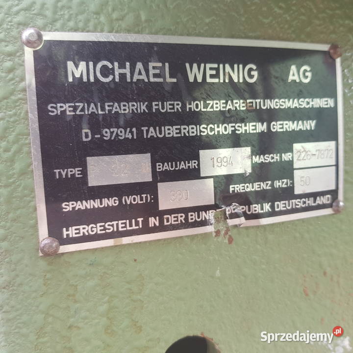 WEINIG Profimat 22 N 5 Głowic Gołańcz