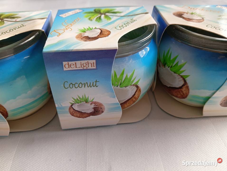 Świeczki zapachowe kokos