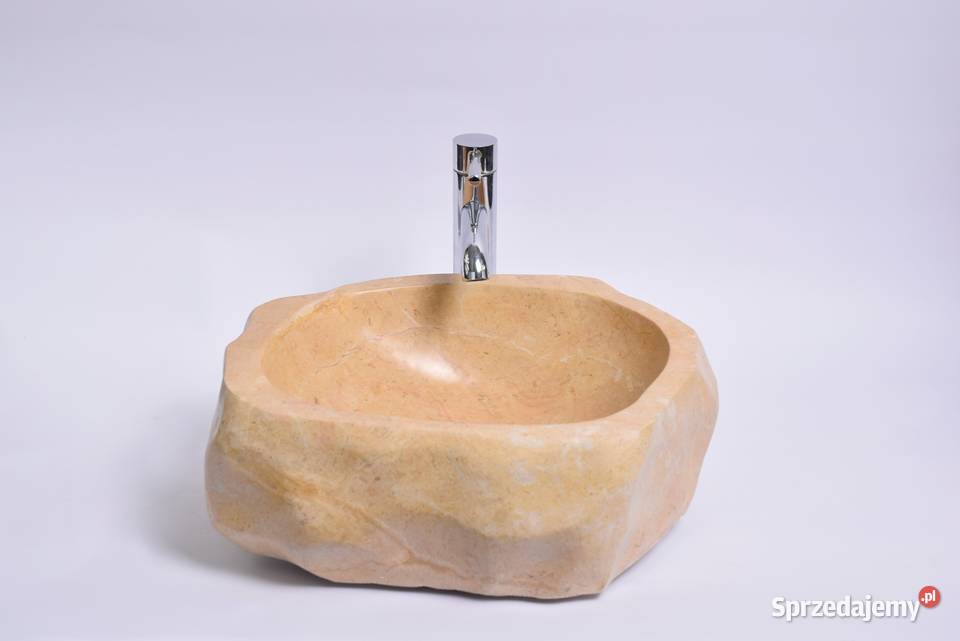 EROSI Yellow C polerowana kamienna umywalka Gdynia