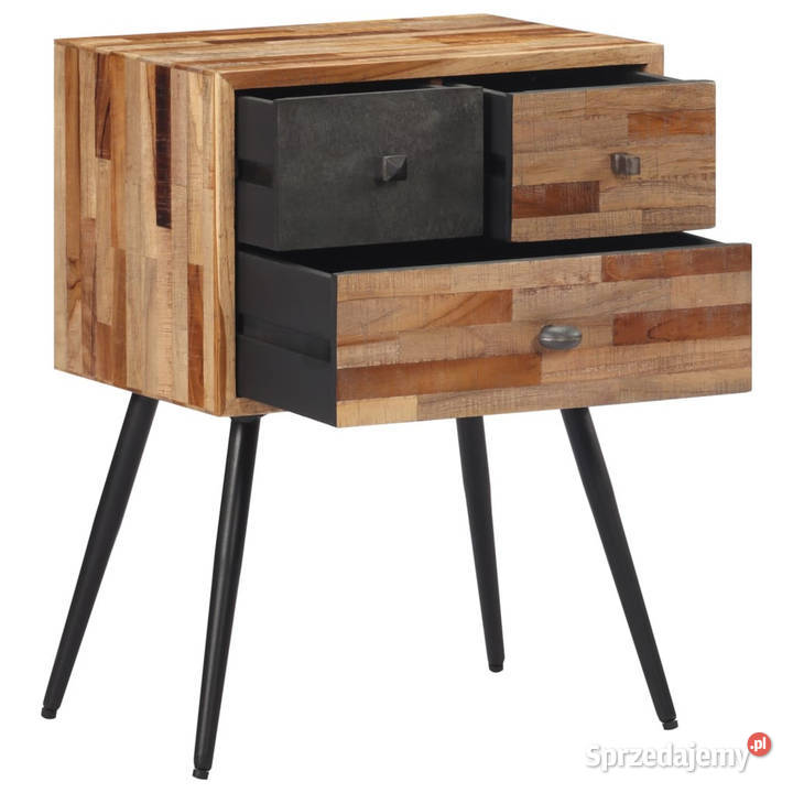 Szafka nocna 47x315x60 lite drewno tekowe Warszawa