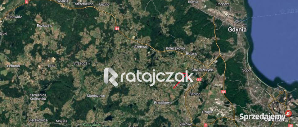 sprzedaży gruntu Chwaszczyno 2630m2