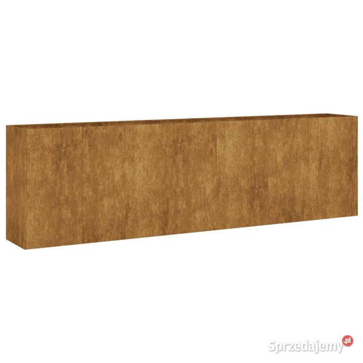 Podwyższona donica 280x40x80 stal kortenowska Warszawa sprzedam