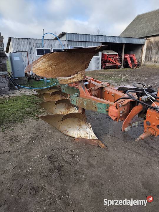 Pług 4skibowy obrotowy kverneland podlaskie Grabowo