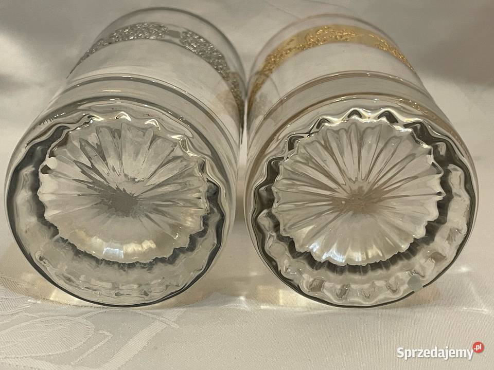 Zestaw 7 kryształowych szklanek Antyki Antyki