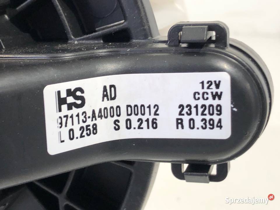 DMUCHAWA NAWIEWU HYUNDAI i30 97113A4000 osobowe