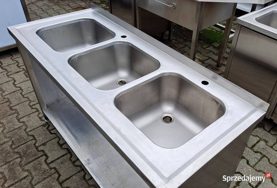 Zlew 3 Komorowy z Półką 1506085 M1209 N Nowe Skalmierzyce sprzedam