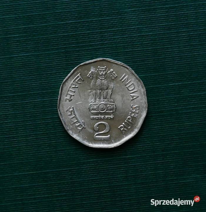 INDIE 2 rupie 2002r Zjednoczenie narodowe Numizmatyka