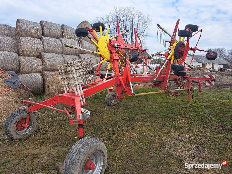 zgrabiarka pottinger euro top 651A 2009r Zgrabiarki i przetrząsacze podlaskie Zambrów
