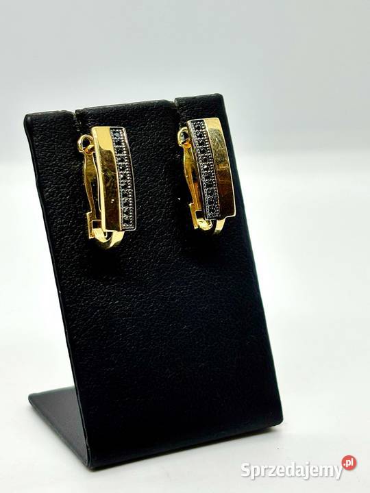 Nowe złote kolczyki pr 585 255g Zegarki i Biżuteria warmińsko-mazurskie Elbląg sprzedam